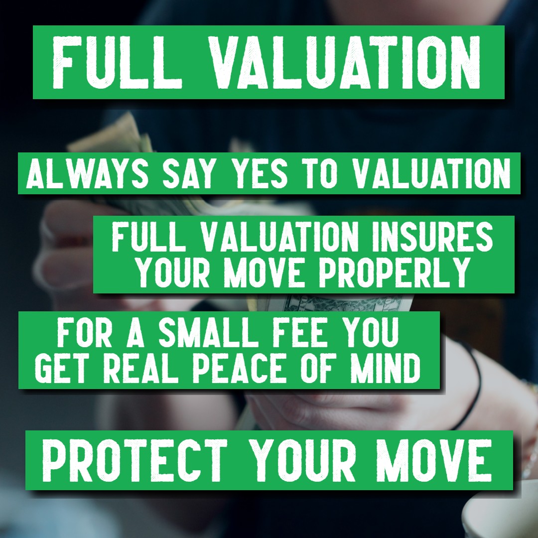 Full Valuation Moving Insurance